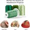 JumblCrafts Embroidery Thread Kit, 40 Large 500M Assorted Spools Polyester Thread for Sewing